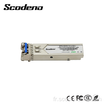 Module de fibre optique de l&#39;application 1.25G Gpon 1.25g LC SFP RJ45 de l&#39;émetteur-récepteur 1000T de Scodeno